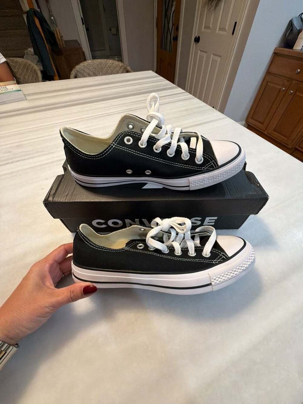 Converse Chuck Taylor All Star Classic Double Up Size 6.5 Black